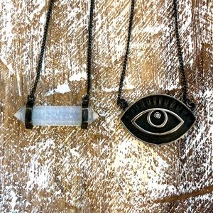 Front and back Moonstone necklace✨✨✨